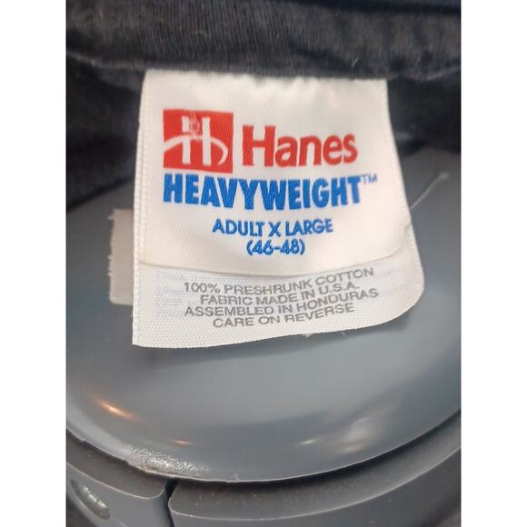 Vintage Pittsburgh Penguins NHL Single Stitch Rare Big Logo T-Shirt Black XL - Picture 3 of 11